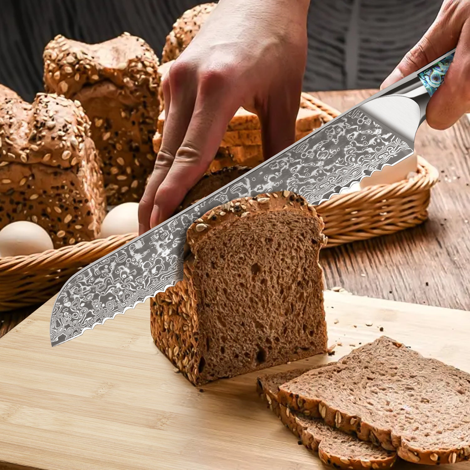 Abalone shell series-bread knife