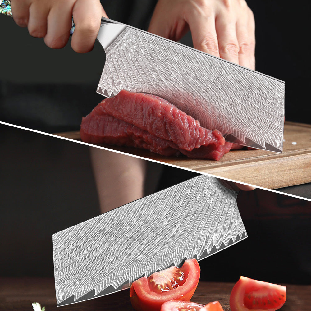 Abalone Shell Series-Chinese Slicing Knife