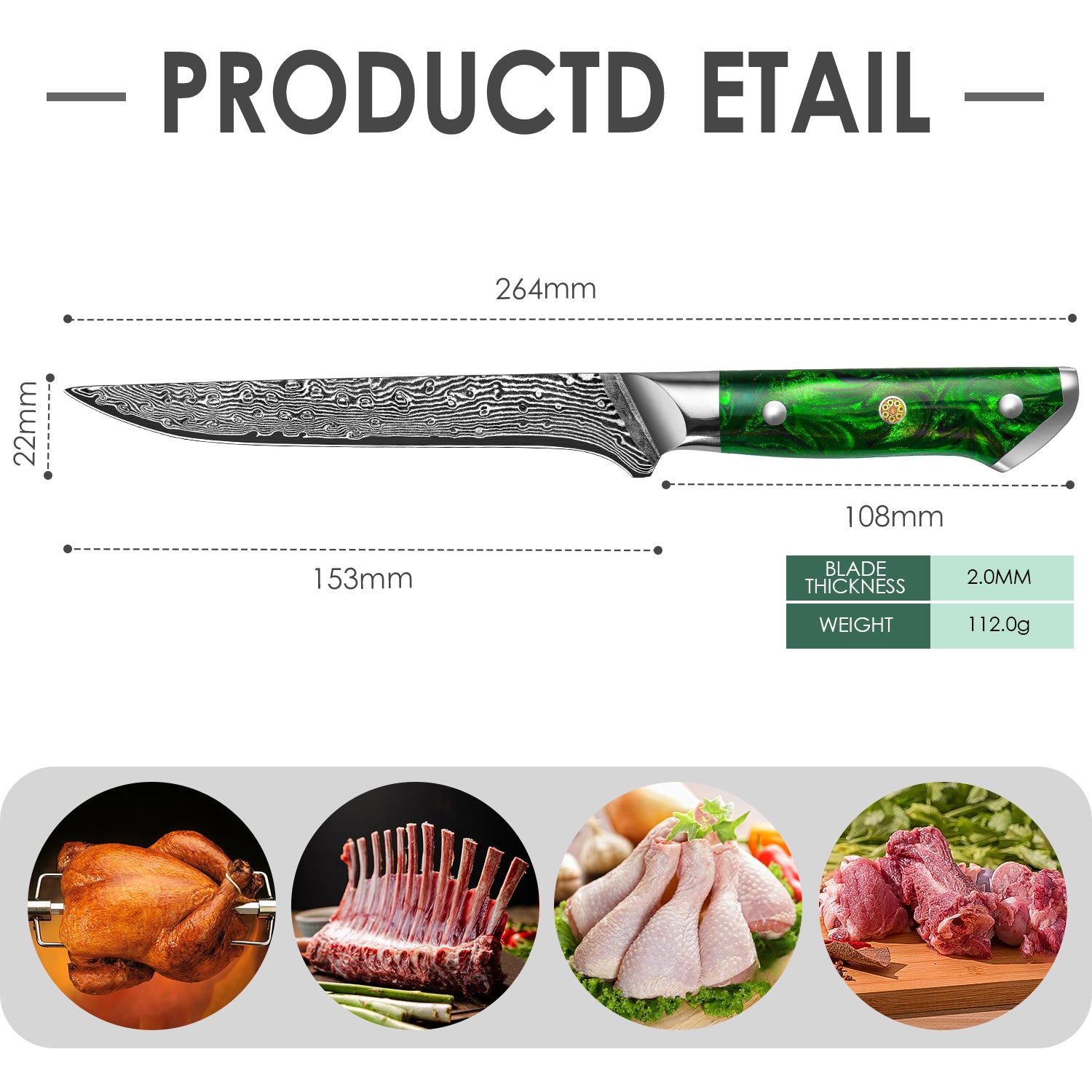 "Earth" Series-Boning Knife