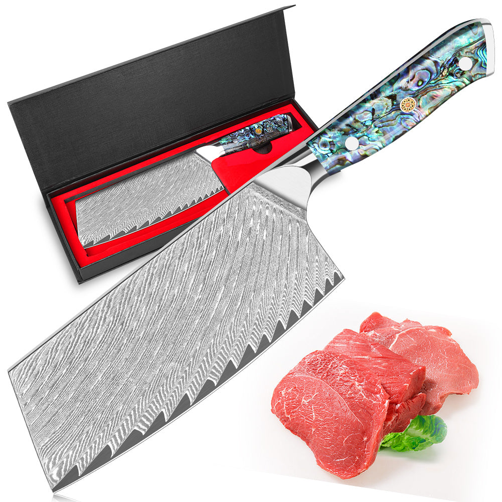 Abalone Shell Series-Chinese Slicing Knife