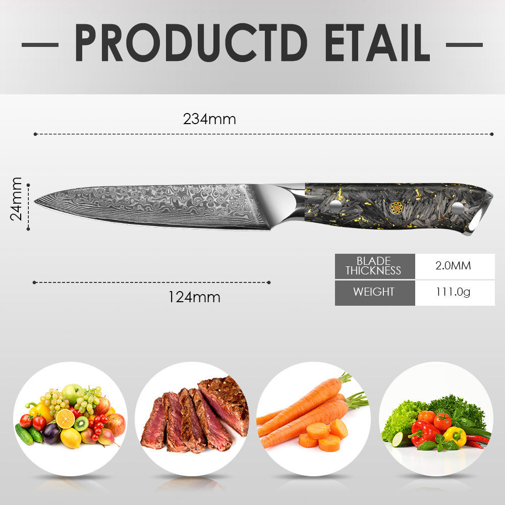 Black Carbon Gold Series-Multipurpose Knife