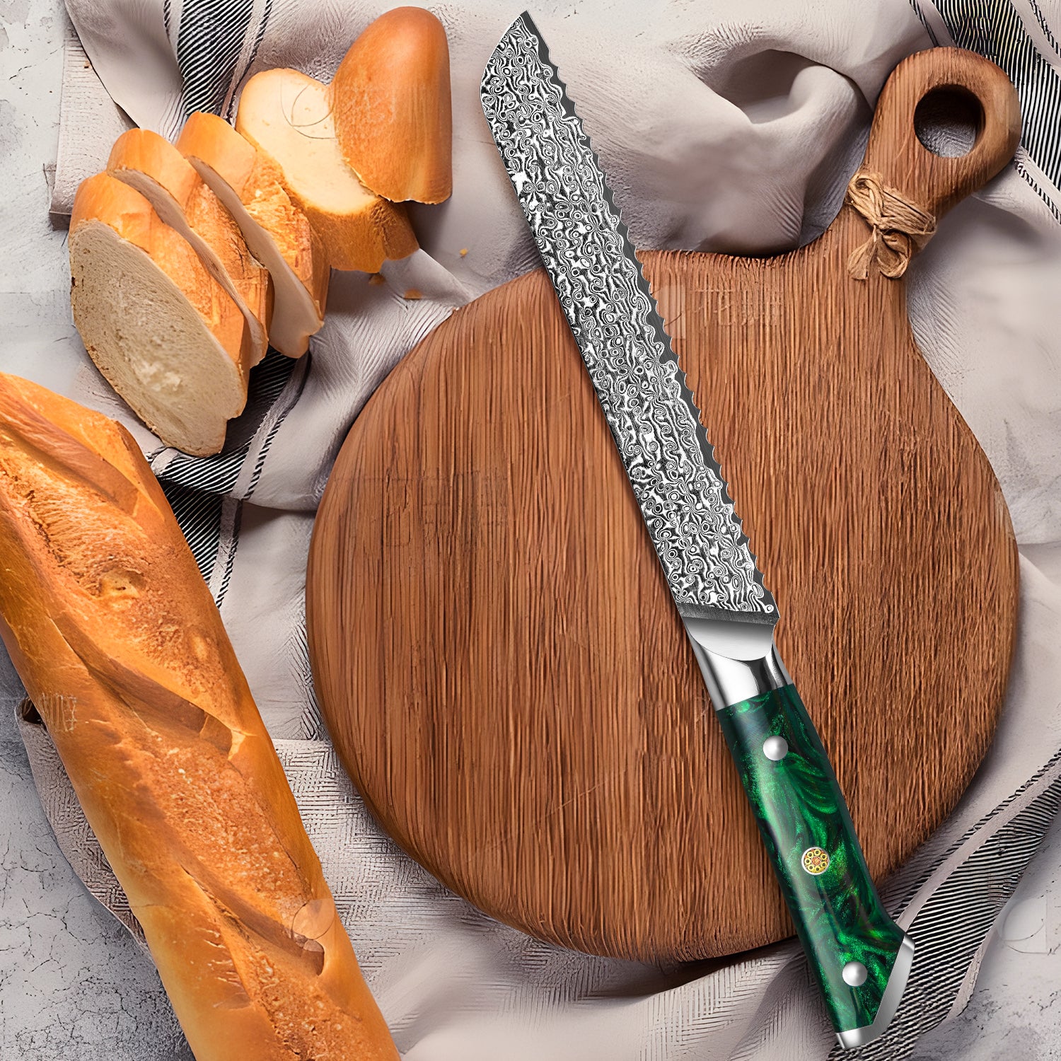 "Earth" Series-Bread Knife