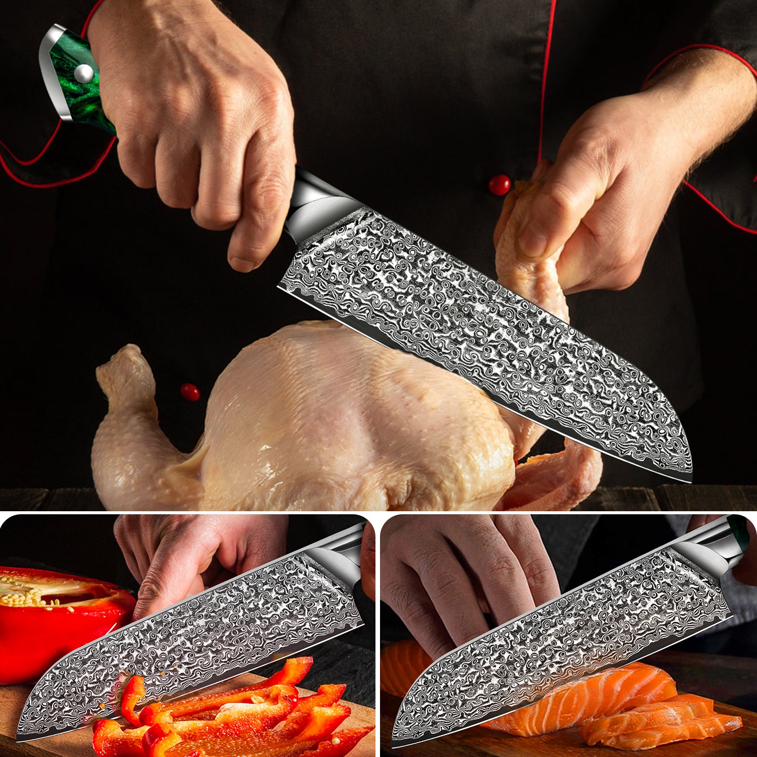 "Earth" Series - Santoku Sword