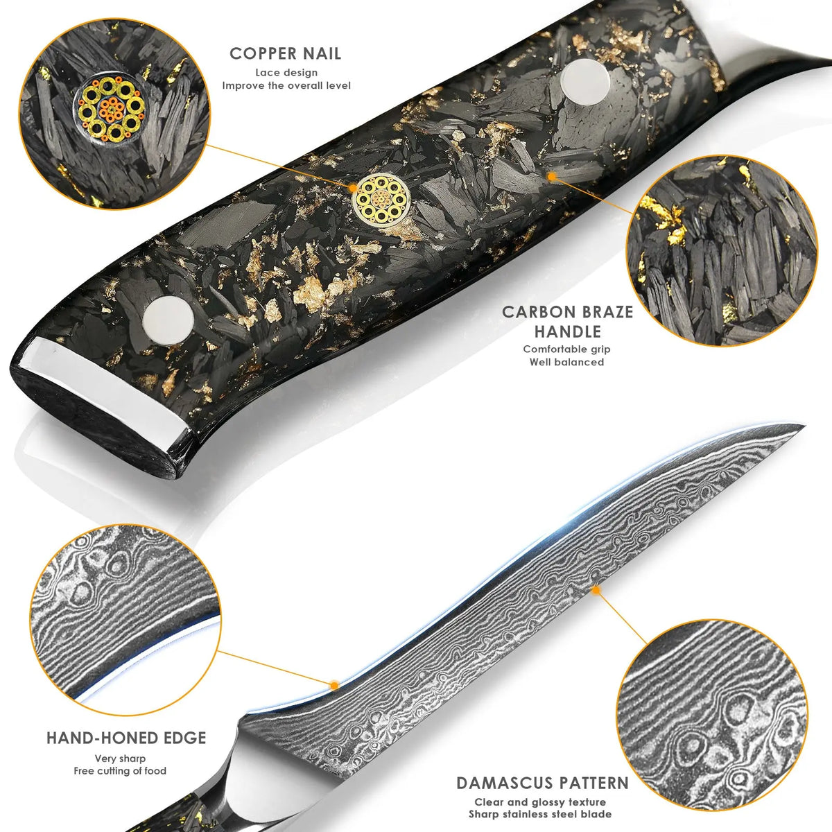 黑碳金系列-剔骨刀 Sakura Blade櫻花刃-サクラブレード
