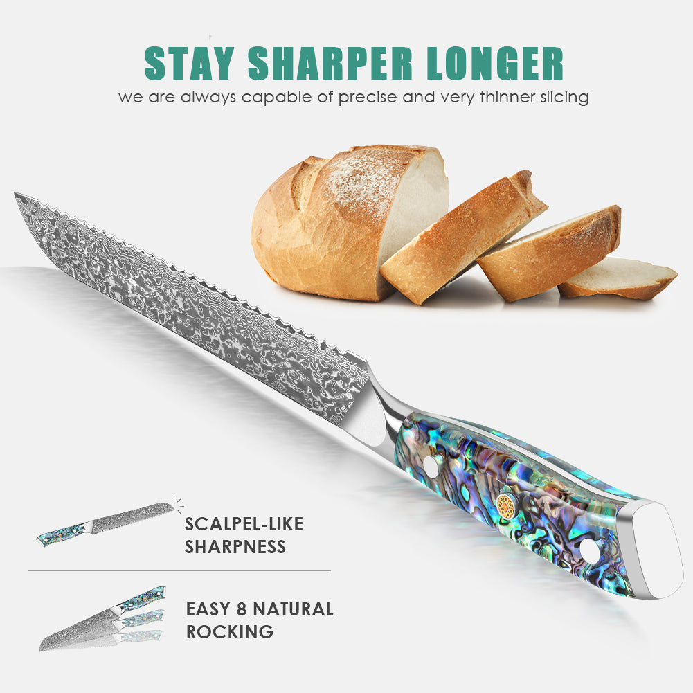 Abalone shell series-bread knife