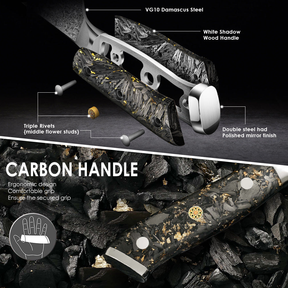 Black Carbon Gold Series-Multipurpose Knife