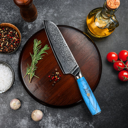 Blue Turquoise Series-Santoku Knife