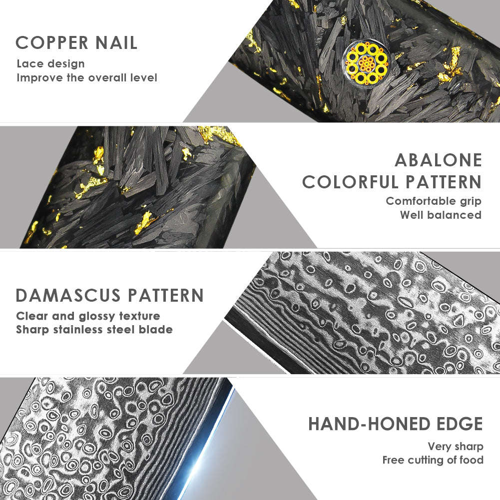 Black Carbon Gold Series-Multipurpose Knife