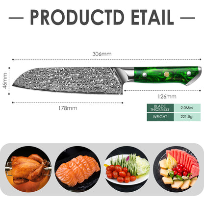 "Earth" Series - Santoku Sword