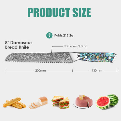 Abalone shell series-bread knife