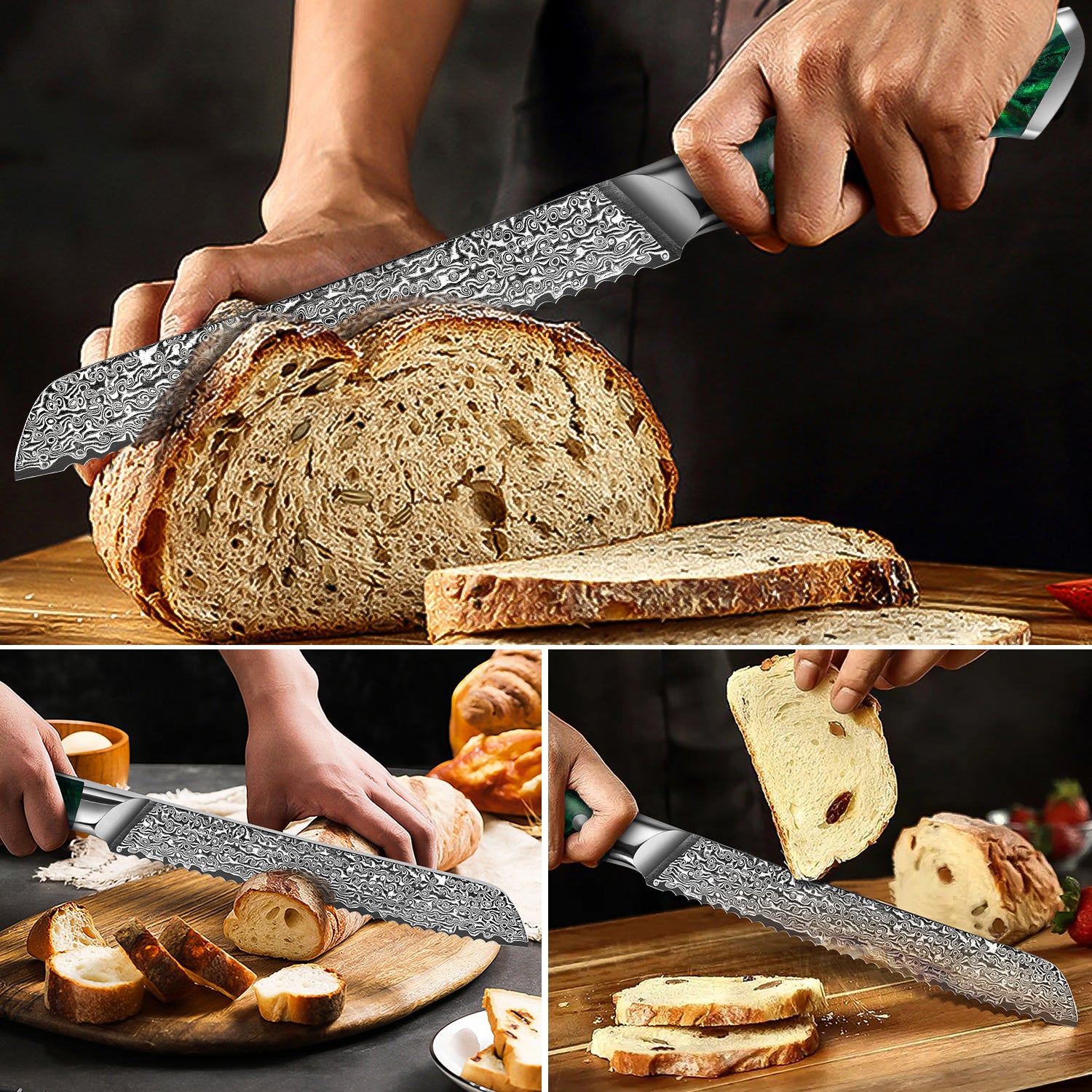 "Earth" Series-Bread Knife