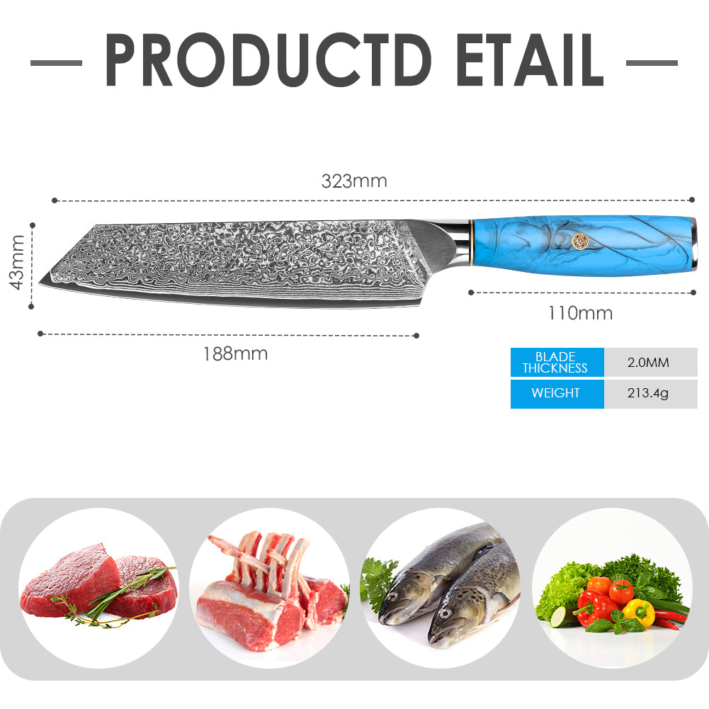 Blue Turquoise Series - Ox Knife