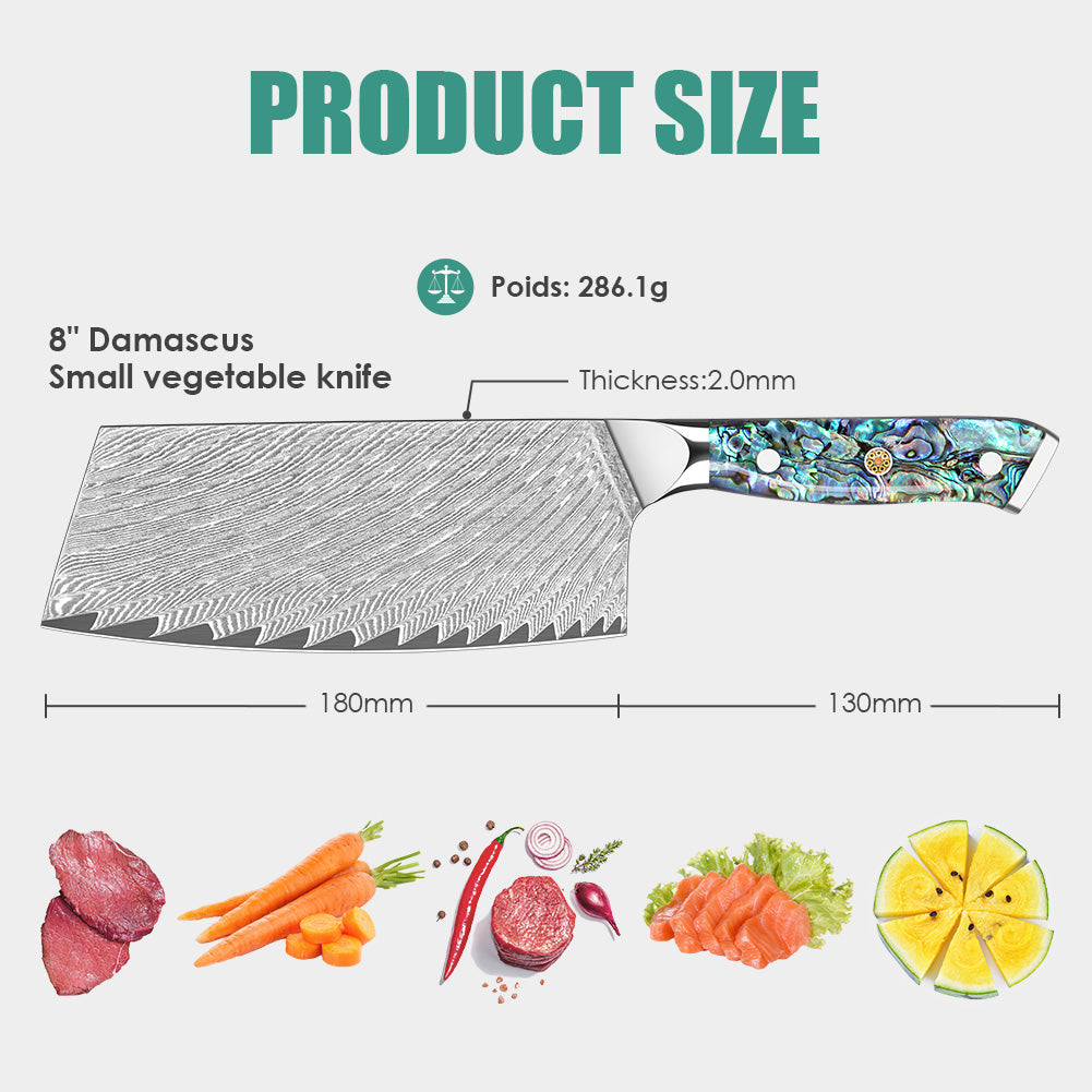 Abalone Shell Series-Chinese Slicing Knife