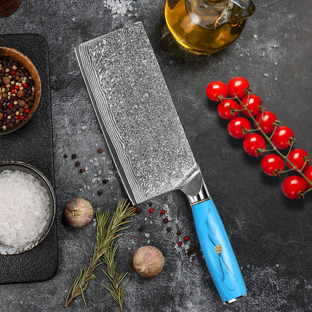 Blue Turquoise Series-Chinese Slicing Knife