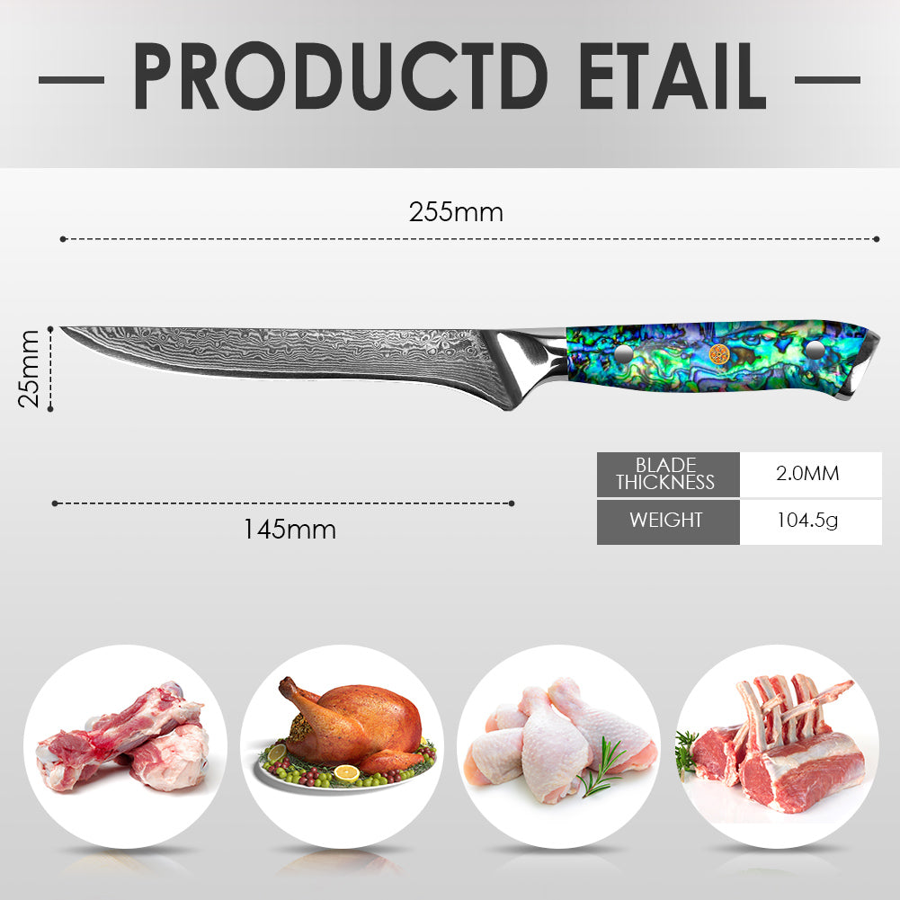 Abalone shell series - beef knife