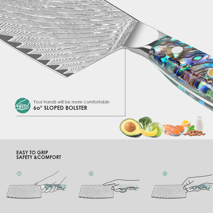 Abalone Shell Series-Chinese Slicing Knife