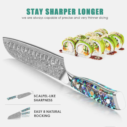 Abalone Shell Series-Santoku Knife